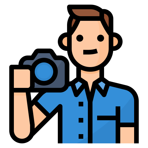 Fotógrafo icono gratis