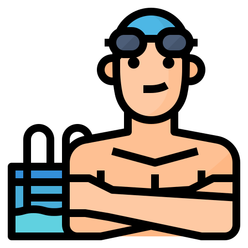 Swimmer free icon Swimmer free icon