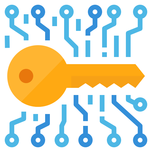 Encryption Aphiradee (monkik) Flat icon