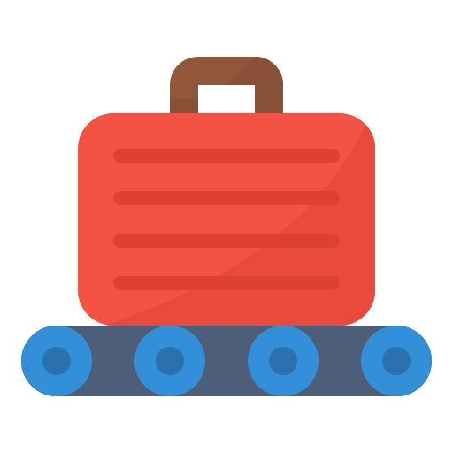Baggage free icon Baggage free icon
