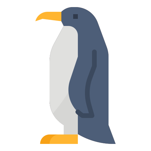 Pingüino icono gratis