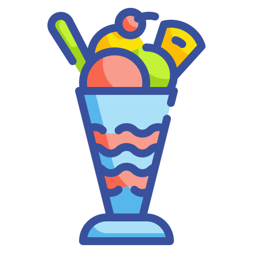 Ice cream Wanicon Lineal Color icon