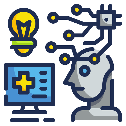 Inteligencia artificial icono gratis