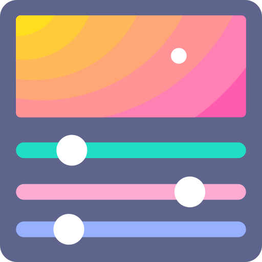 Color selection Special Flat icon