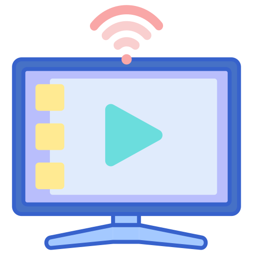televisión inteligente icono gratis