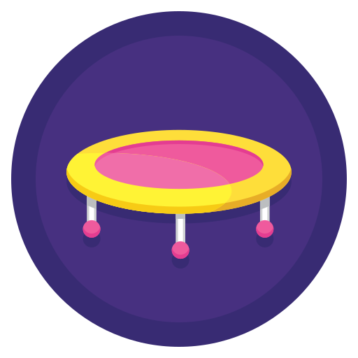 Trampolín icono gratis