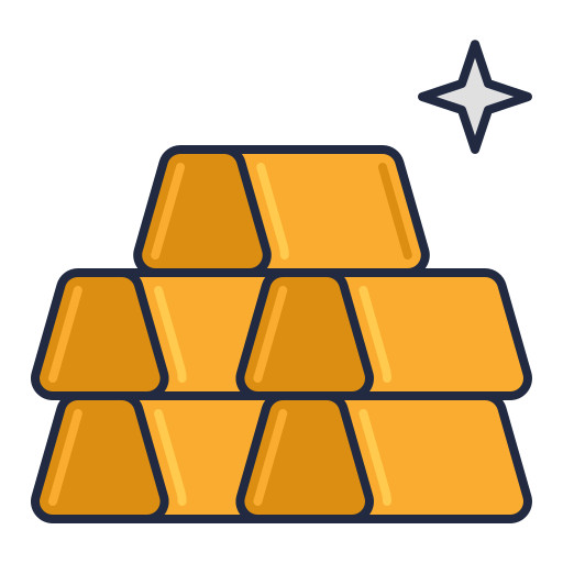 Gold Ingots - Free business icons