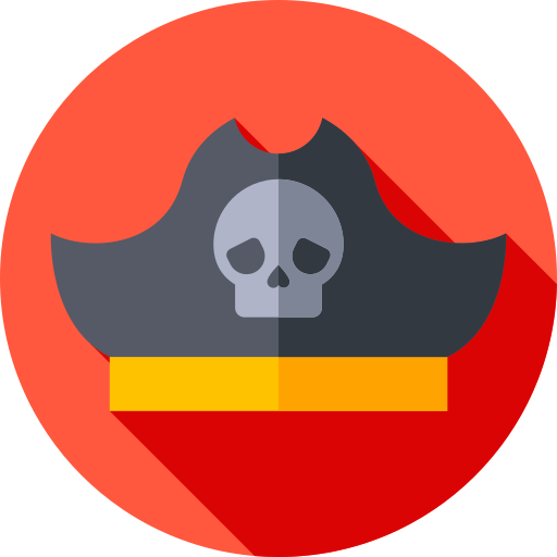 sombrero pirata icono gratis