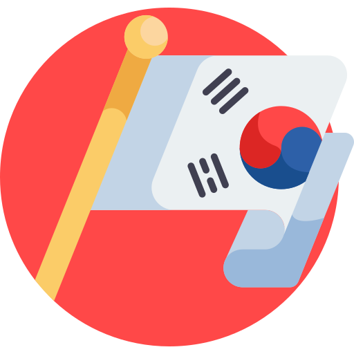 Corea icono gratis