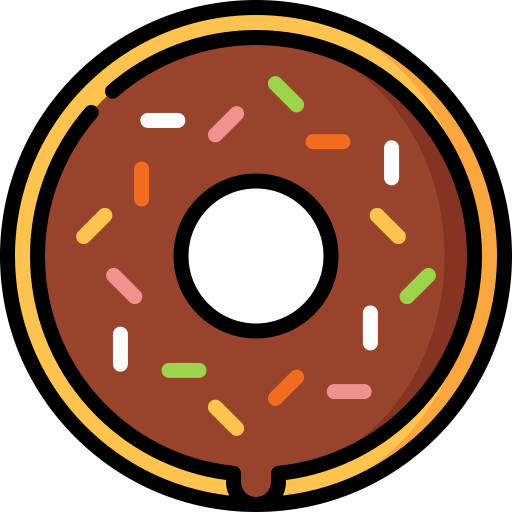 Rosquilla icono gratis