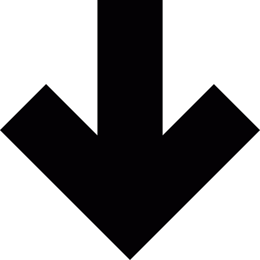 Down arrow  free icon