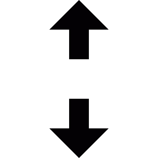 rolagem vertical grátis ícone