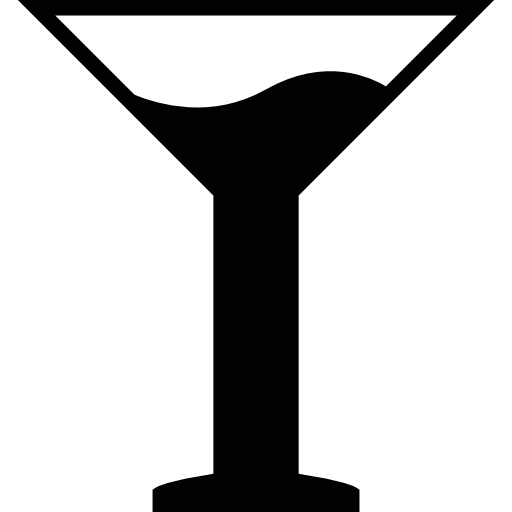 Cocktail glass free icon