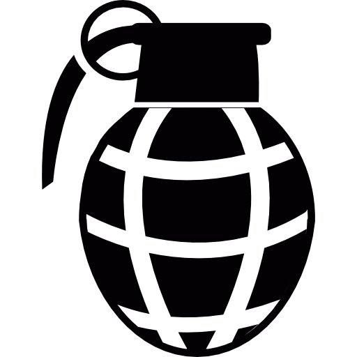 granada de mano icono gratis