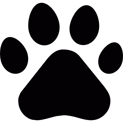 Feline track - Free animals icons