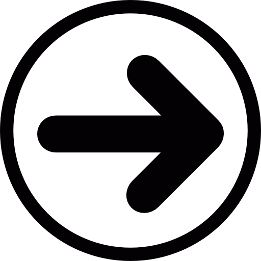 flecha correcta icono gratis