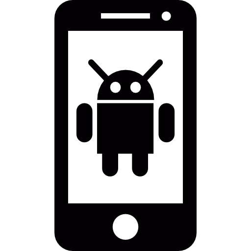 android phone icon black