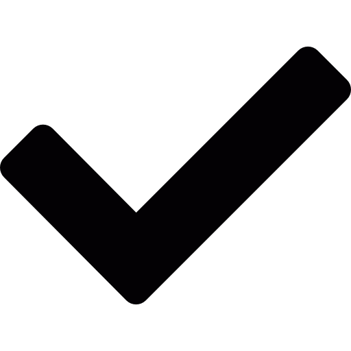 marca de verificación icono gratis