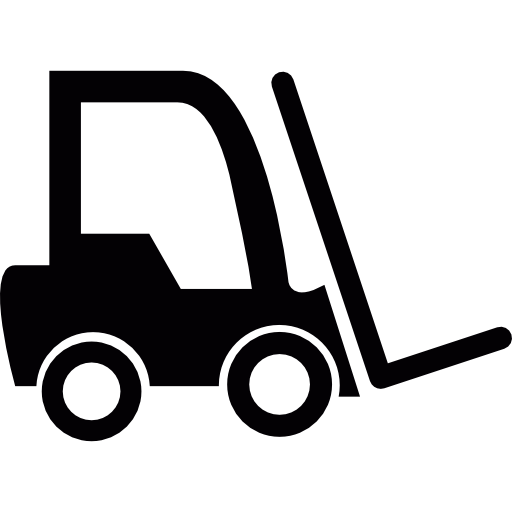 Forklift truck icon