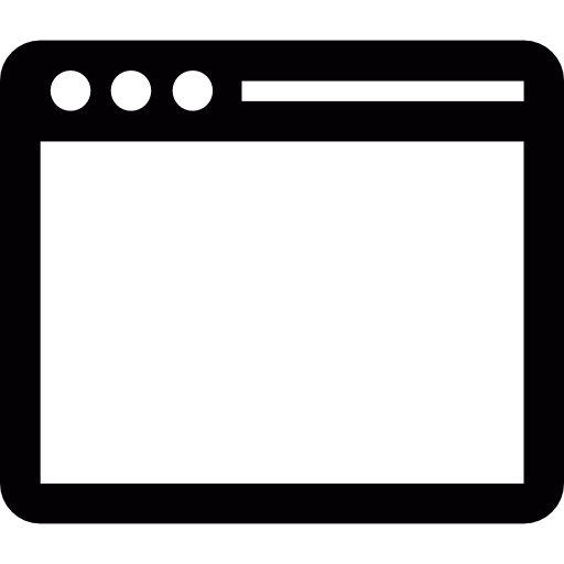 Computer window free icon