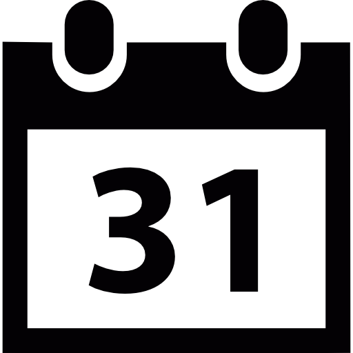 Day 31 On The Calendar Free Icon