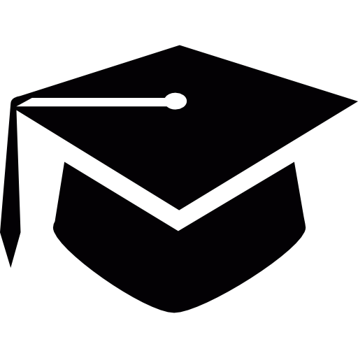 sombrero de graduacion icono gratis
