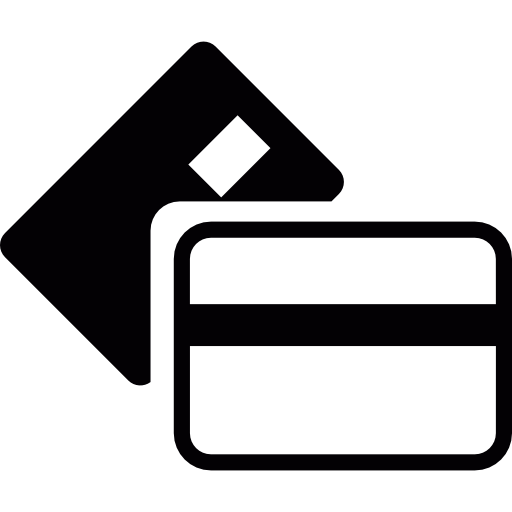 tarjetas de crédito icono gratis