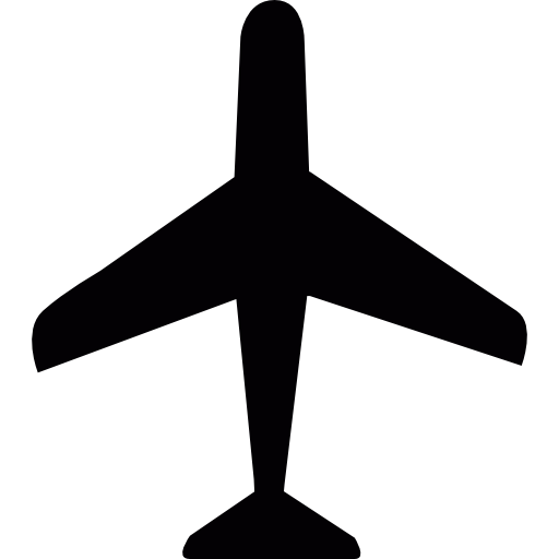 avión icono gratis