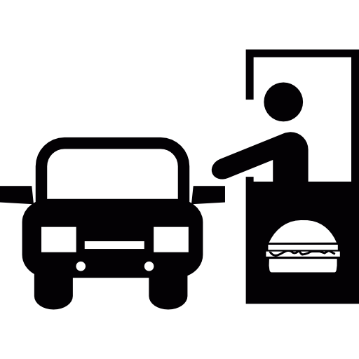 servicio al carro icono gratis