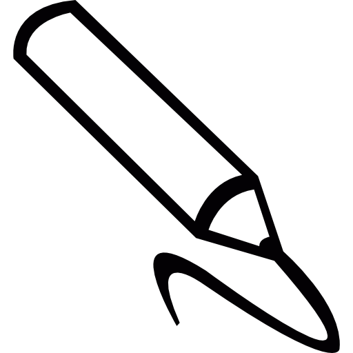 Writing pencil free icon
