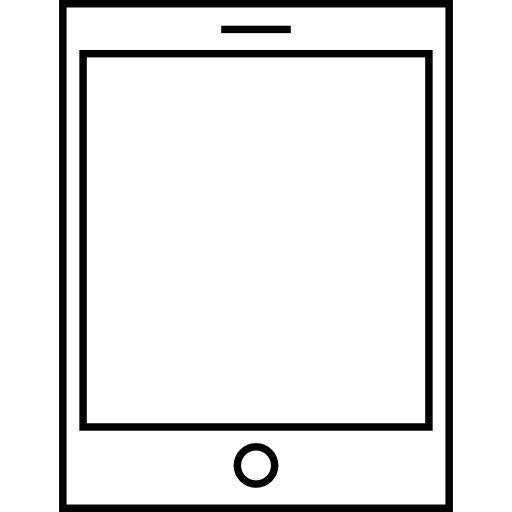 Big screen tablet device icon