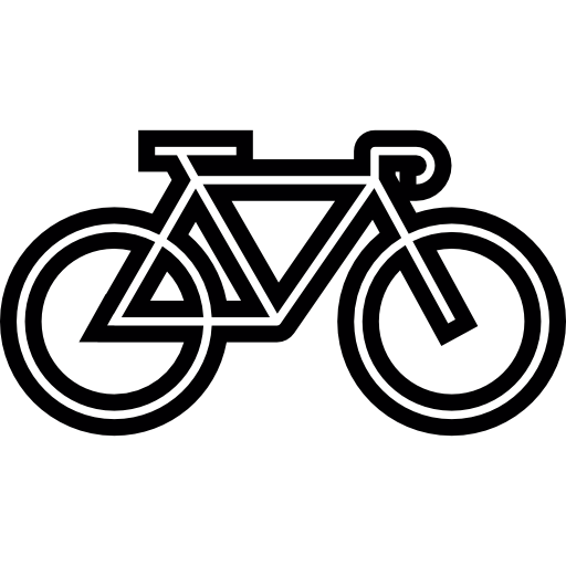 Дорожный велосипед бесплатно иконка