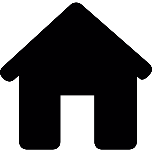 House black silhouette without door free icon