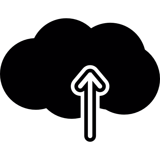 in die cloud hochladen kostenlos Icon