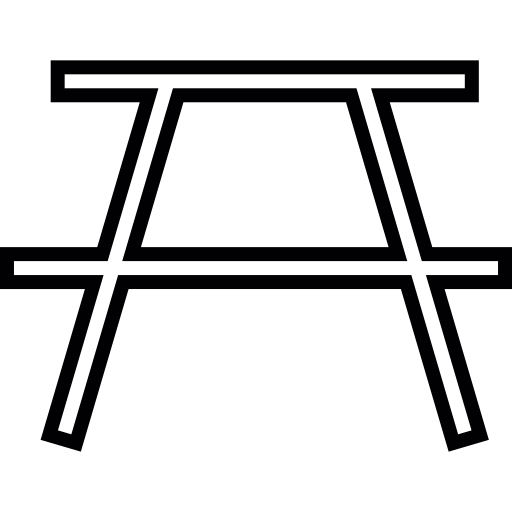 mesa de acampamento grátis ícone