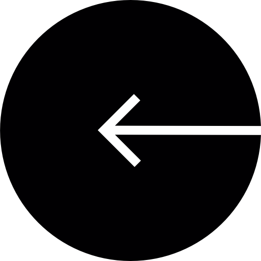Круглая кнопка со стрелкой влево бесплатно иконка