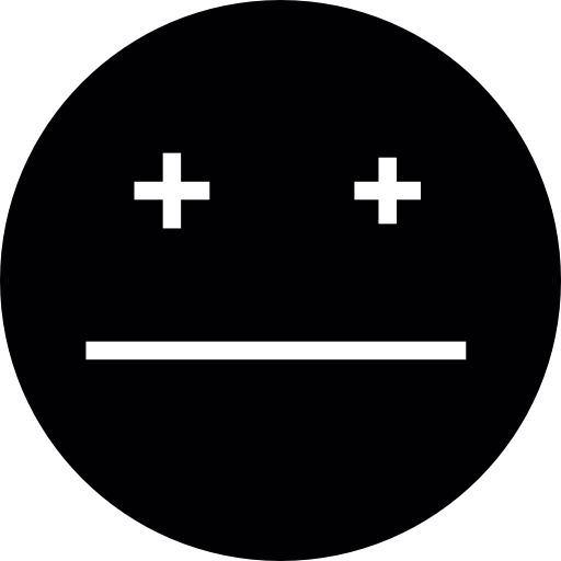 Depressed face icon