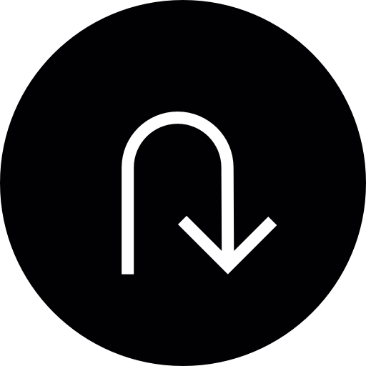 Стрелка вниз, символ интерфейса ios 7 бесплатно иконка