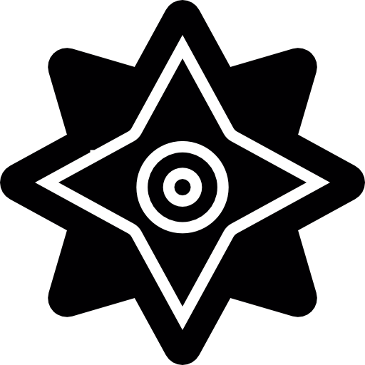 sternförmiger kompass kostenlos Icon