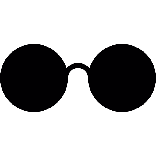 Круглые солнцезащитные очки бесплатно иконка