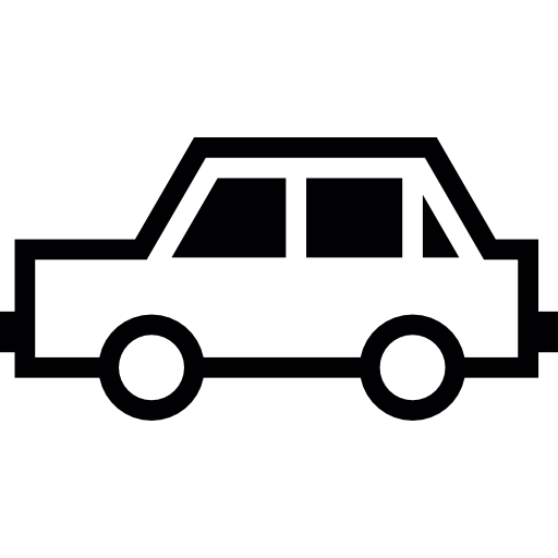 rechteckiges auto kostenlos Icon