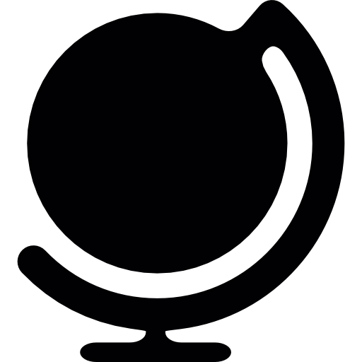 Глобус с опорой бесплатно иконка