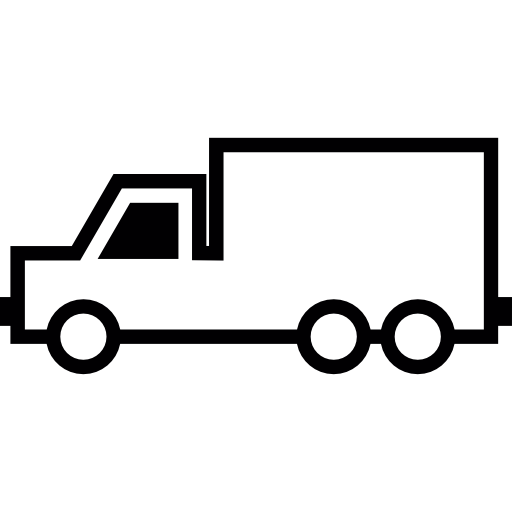 vista lateral do caminhão grátis ícone