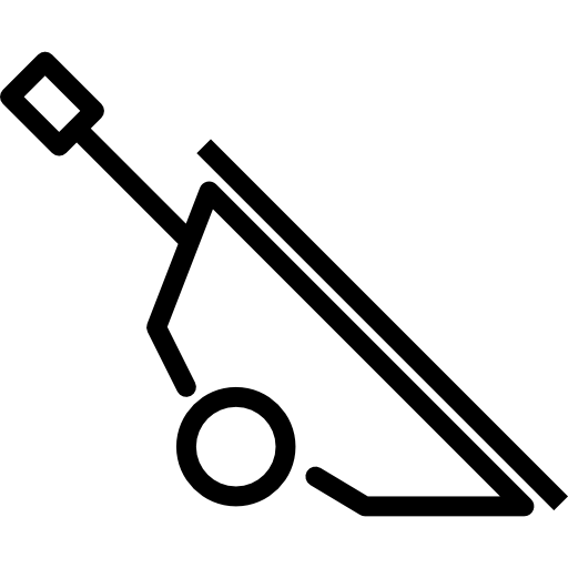 Wheelbarrow Retinaicons Lineal icon