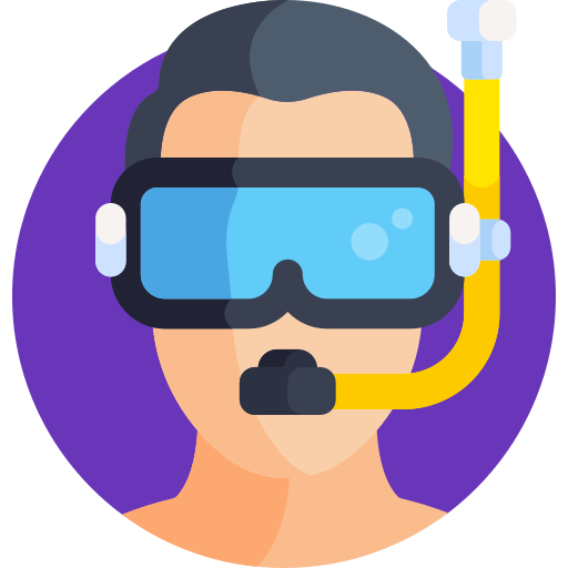 Snorkling icono gratis