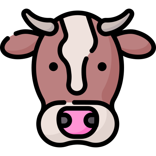 Cow Special Lineal color icon