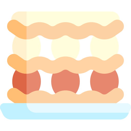 Millefeuille icono gratis