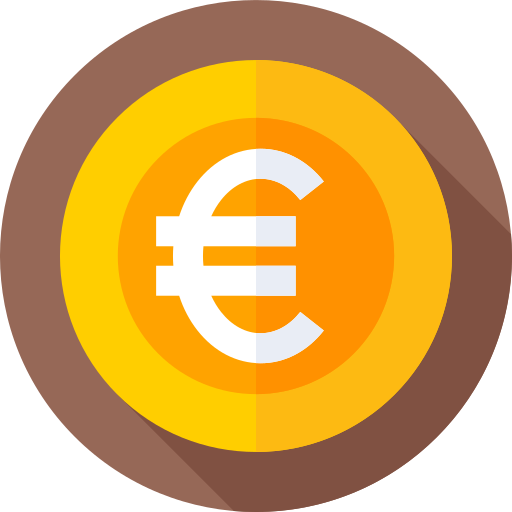 euro icono gratis