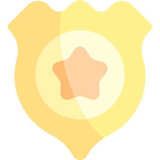 insignia del sheriff icono gratis