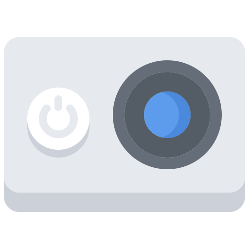cámara de acción icono gratis
